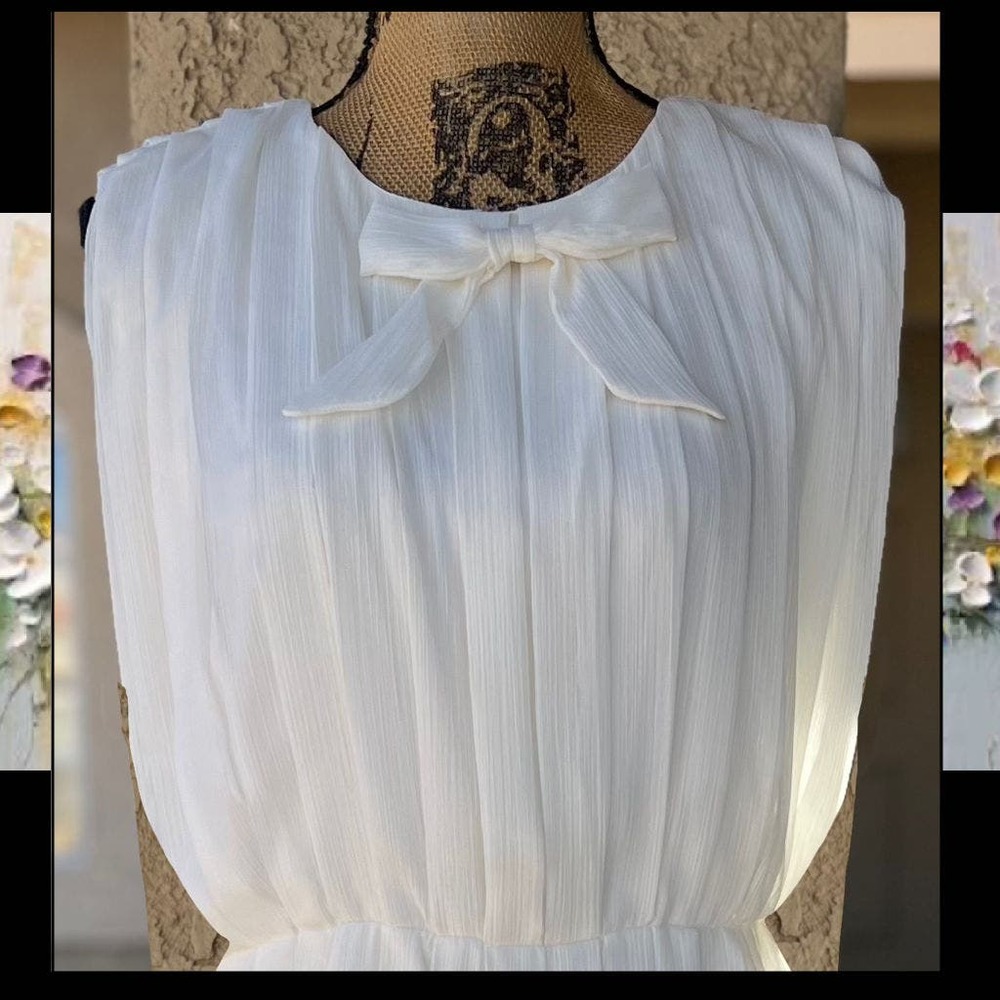 Modcloth The Pleat-est Things Sleeveless Mini Dress Size M - Picture 3 of 11